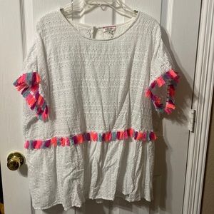 Colorful Tassel Blouse